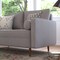 Emma and Oliver Holden Upholstered Mid-Century Modern Pocket Spring Loveseat with Wooden Legs and Removable Back Cushions